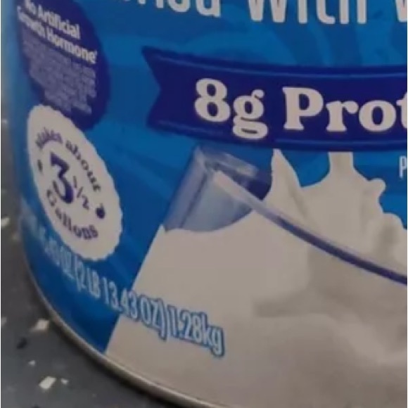 Nonfat Dry Milk With Vitamins A and D, Makes Over 3 Gallons, 45.43 oz. - Picture 4 of 4